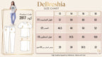 جدول مقاسات موديل كود 2817