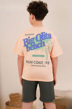 طقم ولادي صيفي كاجوال "Olita Beach" - قطن 100%