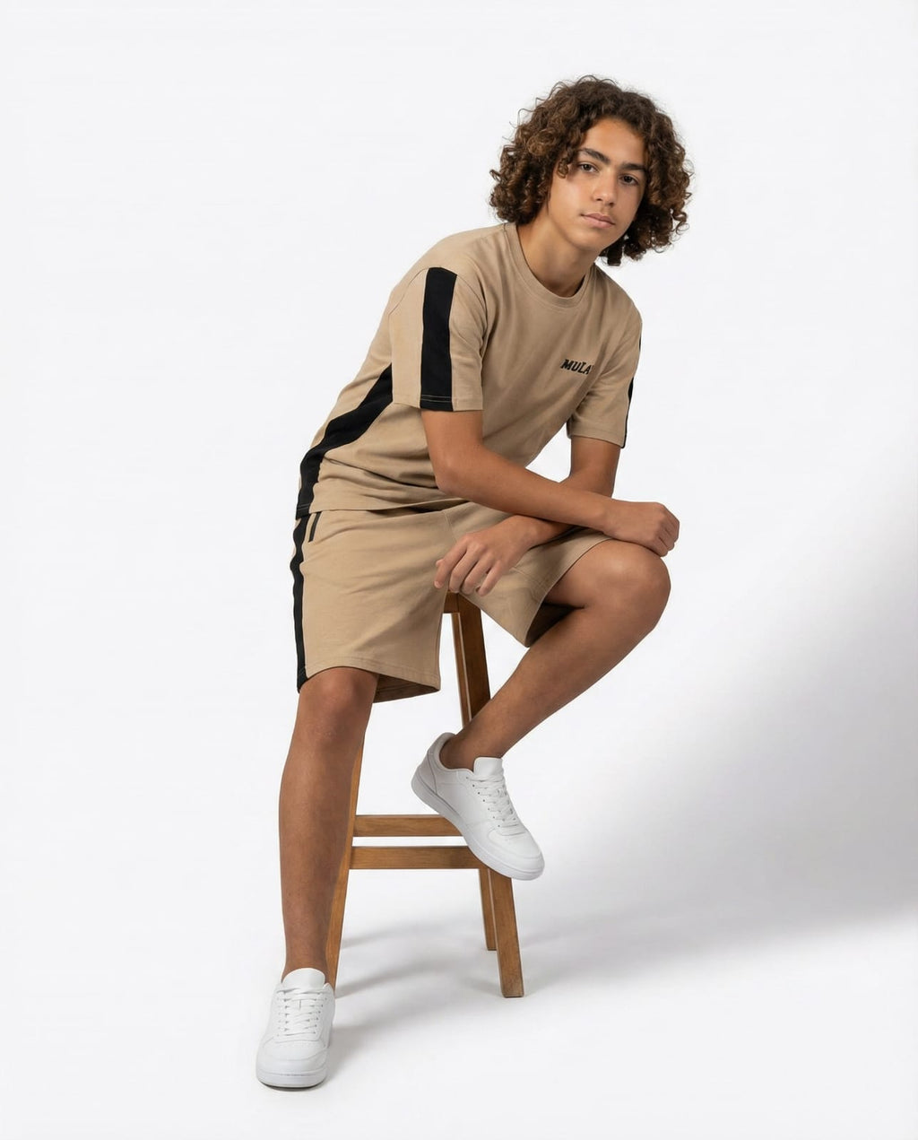 ترنج أولادي صيفي Urban Stripe - طقم قطن قطعتين - مقاسات 6 إلى 16