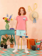 ترنج بناتي صيفي Fresh Steps - طقم خروج - مقاسات 6 إلى 10